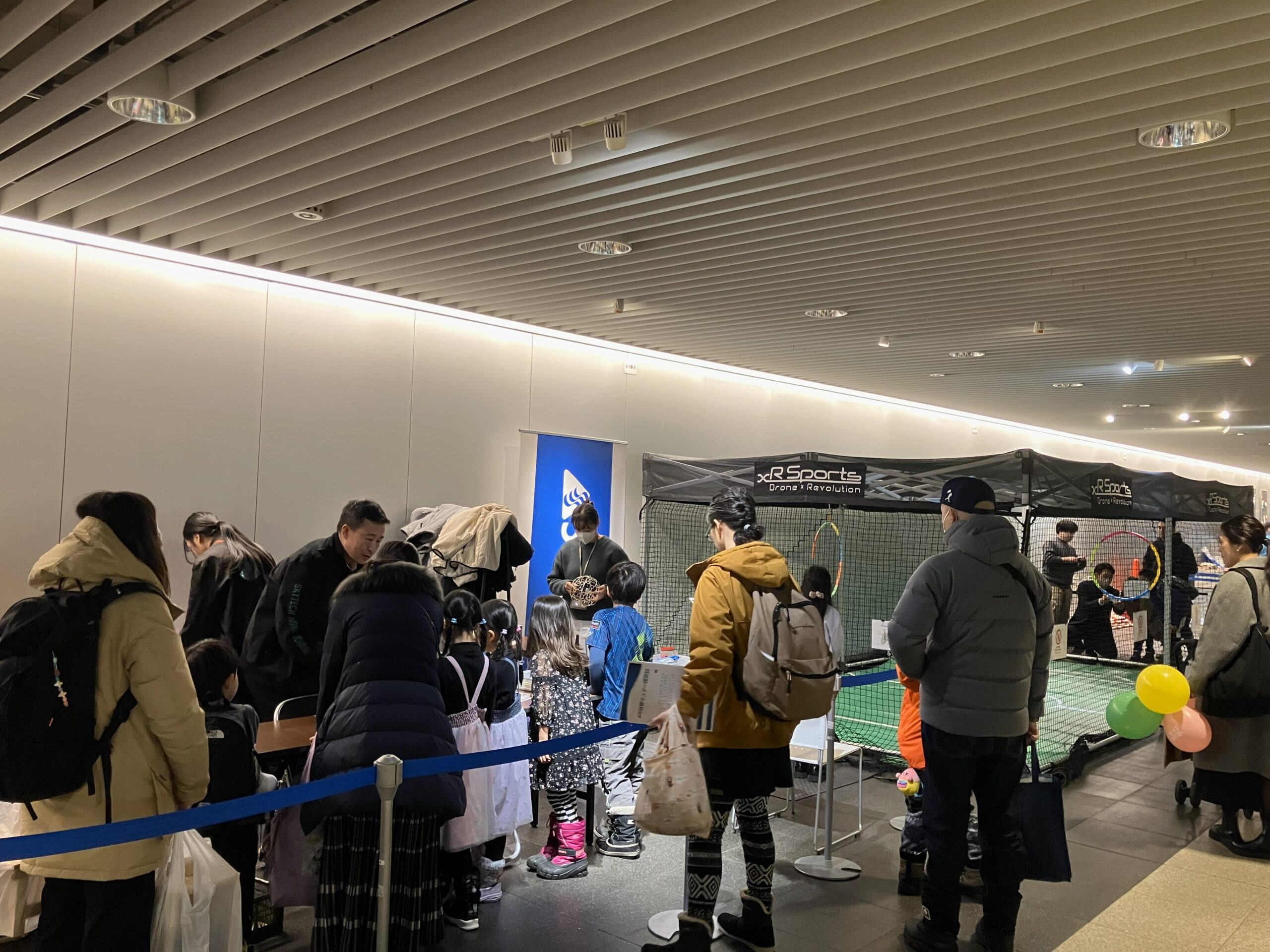 「建設産業ふれあい展」でドローンサッカー®体験を実施しました